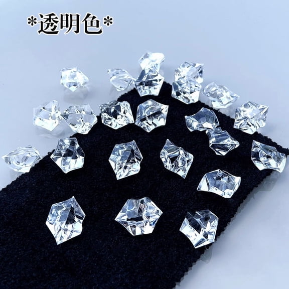 suxuMhao Decorative Stones, Clear Artificial Landscape Stone 0.67x0.86in, 500g Aquarium Decor Stones, Simulated Stone, Decorative Rocks for Planters & Vases, Landscaping Ornament