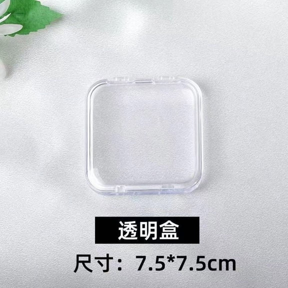 suxuMhao Foldable Dustproof Clear Fake Nail Display Case, Press On Nail Organizer, Nail Patch Packaging Box for Nail Art Storage, 2.952.950.63 Inches Acrylic Container, 15 Pack
