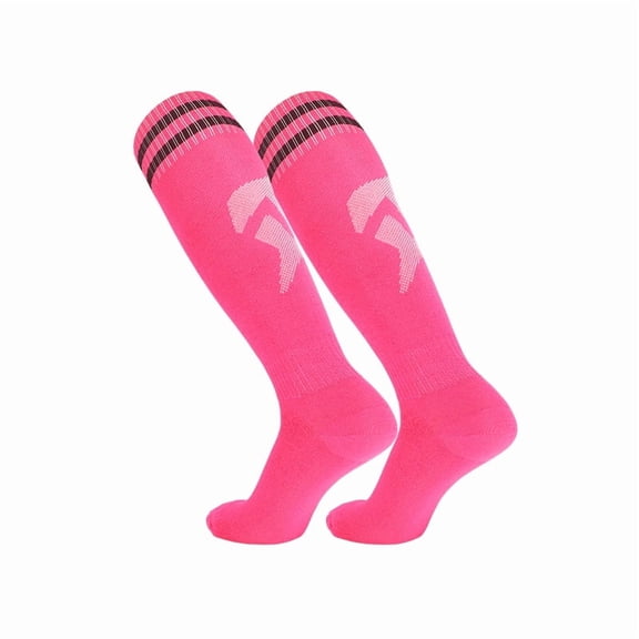 suxuMhao Knee Length Sports Socks - Pink,One Size(6 Pairs) Socks,Athletic High Socks,Sports Socks,Athletic Socks,Suitable for running and playing football ,Breathable Cotton Blend Socks