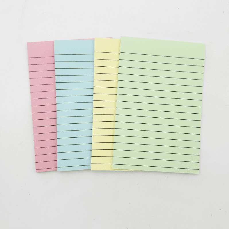 suxuMhao Lined Sticky Notes, Self-Stick Notes, Memo Pack, Sticky Memo ...
