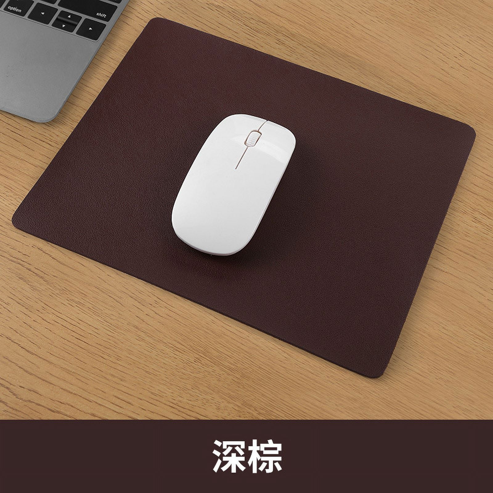 suxuMhao Mouse Pads, 2 Pcs Dark Brown 12*9.4in Mouse Pad, Computer Mouse Pad for Office & Gaming, Small Mouse Pad for Laptop, Soft Mouse Pad for Desk, Pads Suitable for Home and Workstations