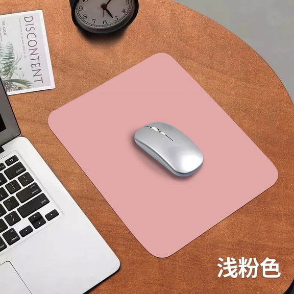 suxuMhao Mouse Pads, 2 Pcs Light Pink 9*7.4in Mouse Pad, Computer Mouse Pad for Office & Gaming, Small Mouse Pad for Laptop, Soft Mouse Pad for Desk, Pads Suitable for Home and Workstations