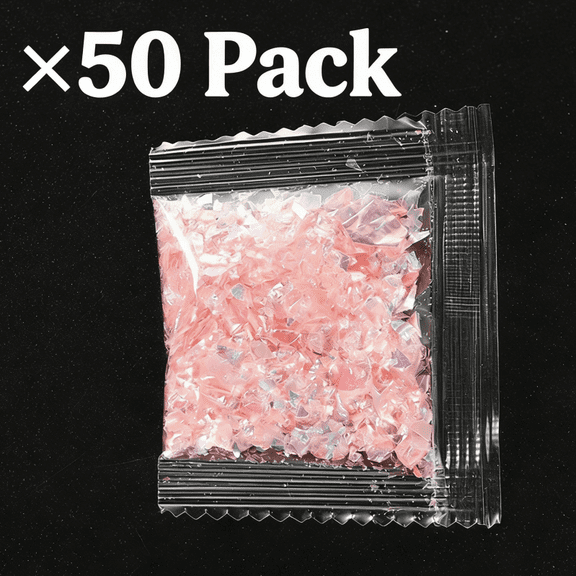 suxuMhao Nail Flakes Decoration, 50 Packs Cyan Nail Art Decor, Each Approximately 1g, Shell Paper Nail Flakes, Glitter, Aurora, Candy Glass & Irregular Nail Flakes for DIY Nail Design