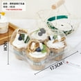 thumbnail image 1 of suxuMhao Paper Cupcake Packaging Box, 25 Pcs 4-Serve Transparent Disposable Plastic Containers with Lids, Food Wraps for To Go Food Containers, Bake Sale Packaging & Muffin Packaging ​, 1 of 4