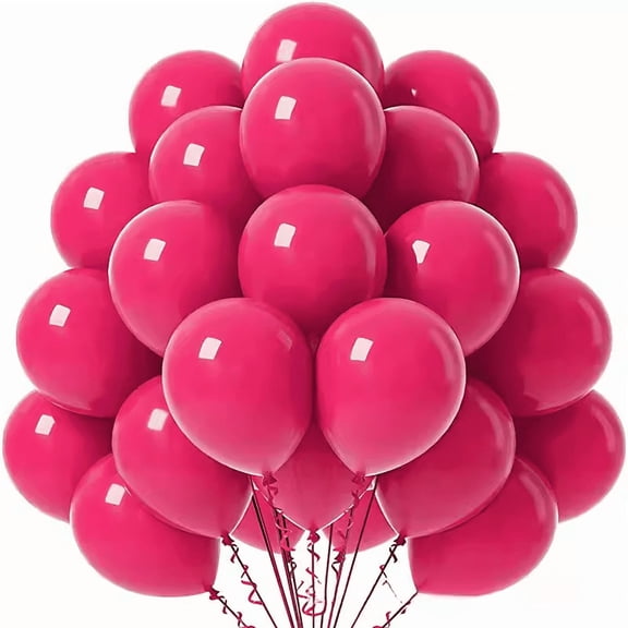suxuMhao Party Balloons, 10 Inch Round Inflatable Latex Balloons, 40 Pcs Rose Balloons for Wedding Decorations, Birthday Party, Outdoor Balloons, Perfect Decoration for Holiday Gatherings