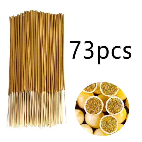 suxuMhao Passion Fruit Scented Stick Incense - 73 Pcs 8.66IN Organic Incense Sticks, Natural Home Fragrance for Relaxation, Yoga & Meditation, Yellow Aromatherapy Incense for Calming Atmosphere
