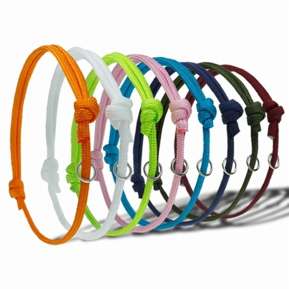 suxuMhao Pet Collar, 8 Pcs Dog Collar Adjustable Pet Collar Puppy Identification Circle,M Size: 2.17-3.54in, 8 Colors, Soft Pet Collar for Puppies, Suitable for 2-4 Weeks Old Puppies,Style 5
