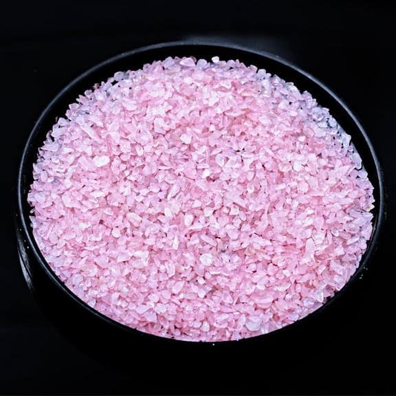suxuMhao Pink Crushed Stones, 1-3mm Natural Small Decorative Rocks, Mini Rocks for Crafts, Gravel for Landscaping, Aquarium Gravel & Aquarium Rocks, 100g Decorative Stone, Style 32