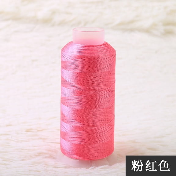 suxuMhao Pink Sewing Thread 2 Rolls, 3171 Yards/2900M Per Spool, DIY Handmade Thread, Embroidery Thread, All Purpose Sewing Thread, Overlock Thread, Serger Thread, Polyester Sewing Thread