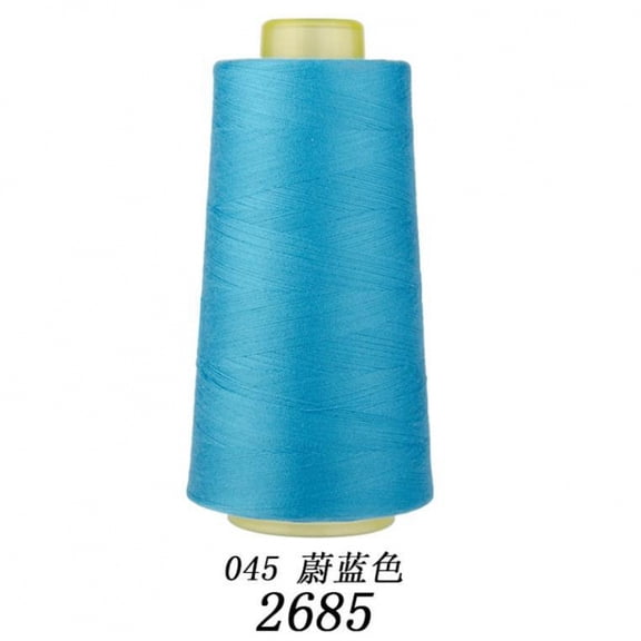 suxuMhao Polyester Sewing Thread, 3000 Yards/2742 Meters Blue Color, Smooth & Durable 2-Ply All-purpose Sewing Thread for Hand Sewn and Machine Sewn, Household Sewing Thread for Daily Use