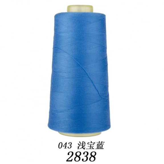 suxuMhao Polyester Sewing Thread, 3000 Yards/2742 Meters Blue, Smooth & Durable 2-Ply All-purpose Sewing Thread for Hand Sewn and Machine Sewn, Household Sewing Thread for Daily Use
