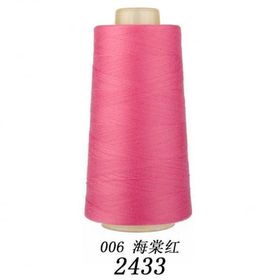 suxuMhao Polyester Sewing Thread, 3000 Yards/2742 Meters Rose Pink, Smooth & Durable 2-Ply All-purpose Sewing Thread for Hand Sewn and Machine Sewn, Household Sewing Thread for Daily Use