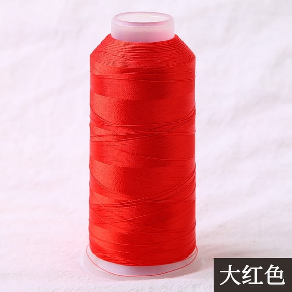 suxuMhao Red Sewing Thread 2 Rolls, 3171 Yards/2900M Per Spool, DIY Handmade Thread, Embroidery Thread, All Purpose Sewing Thread, Overlock Thread, Serger Thread, Polyester Sewing Thread