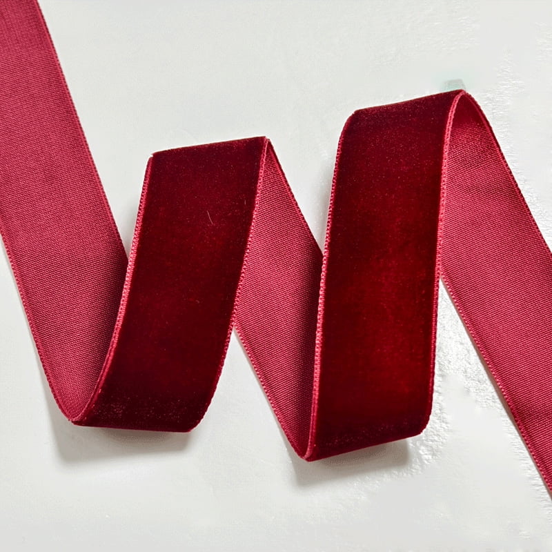 Red Rvelvet Ribbon suxuMhao Red Velvet Ribbons, 5 Rolls Decoration Ribbon for Gift ...
