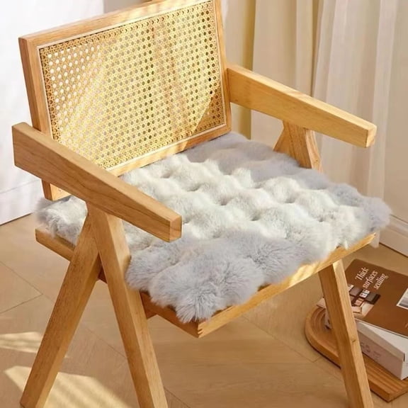 suxuMhao Seat Cushions - 1 Piece Soft cushion, 18×18IN Gray chair cushion, Premium Plush Cushion with Comfortable Sponge Filling, Ideal cushion for office chair & Home Seating