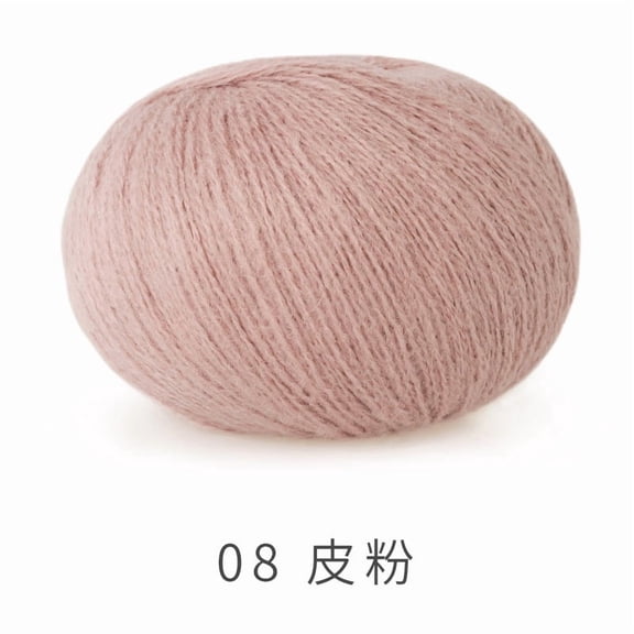 suxuMhao Sheep Camel Wool Blend Yarn,Soft Yarn, Thin Yarn for Crochet &Knitting,Ultra-Soft Wool Blend for Doll Clothes,Scarves, Plush Toys,Suitable for numerous weaving activities,pink