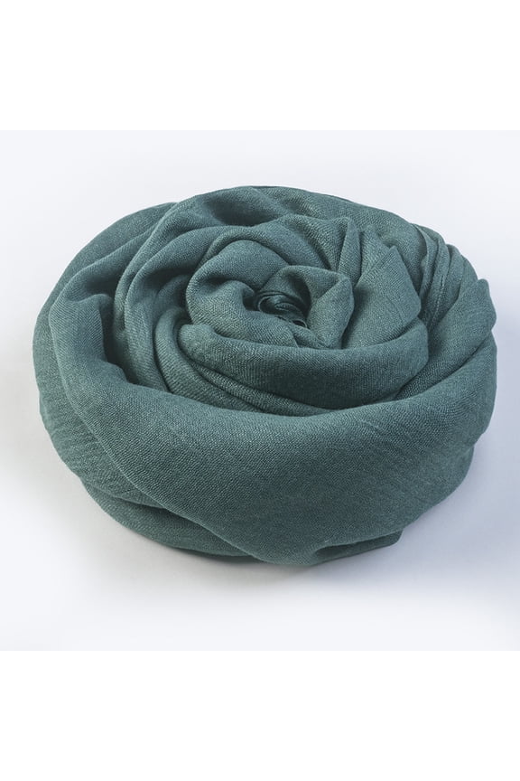 Sheer Scarf ,Gauze Scarf, Lightweight Summer Scarf, Long Shawl, Travel Sunscreen Sheer Neck Scarf, Breathable Comfortable, 39.3476.77in, Dark Green, 1 Piece