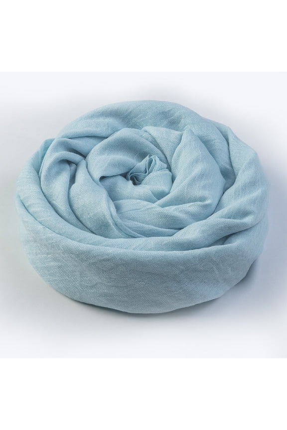 Sheer Scarf ,Gauze Scarf, Lightweight Summer Scarf, Long Shawl, Travel Sunscreen Sheer Neck Scarf, Breathable Comfortable, 39.3476.77in, Light Blue, 1 Piece