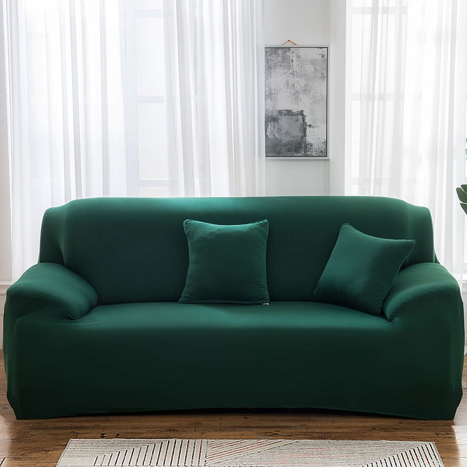 suxuMhao Sofa Slipcovers, Stretch Couch Covers Washable - M Size Double ...