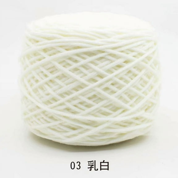suxuMhao Specialized Milk Cotton Thread for Tufting Gun, 8 Ply Acrylic Yarn - Yarn Crochet, Milk Cotton Yarn for Carpets, Blankets & Crafts - 100% Acrylic, Fade-Resistant,soft.white