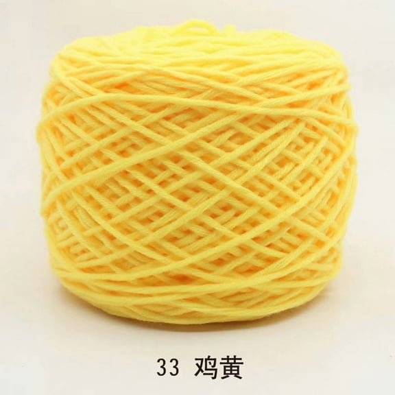 suxuMhao Specialized Milk Cotton Thread for Tufting Gun, 8 Ply Acrylic Yarn - Yarn Crochet, Milk Cotton Yarn for Carpets, Blankets & Crafts - 100% Acrylic, Fade-Resistant,soft.yellow