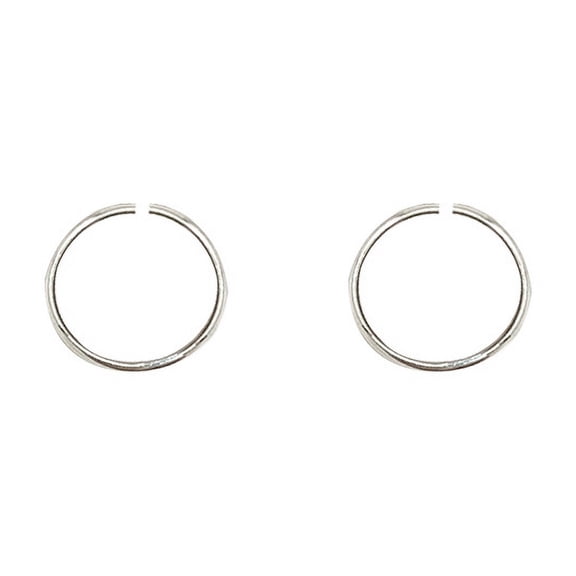 suxuMhao Stackable Rings - Trendy Simple thin Rings, adjustable, 2 Piece ,Size 5 Silver Ring, Fashionable Silver-Plated Ring Jewelry for Daily Matching, Elegant Rings to Enhance Stylish Look​