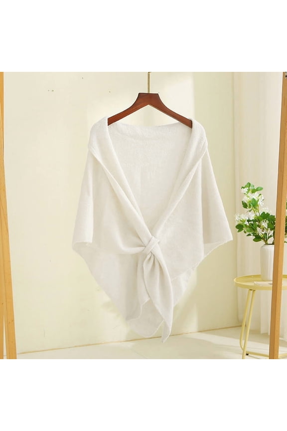Triangle Scarf Shawl Wrap Soft Blend Material for Keep Warm Versatile Spring Fall Scarf Large Size 70.8747.24IN Soft Shawl Wrap for Daily Wear Warm Shoulder Wrap Off White 1 piece