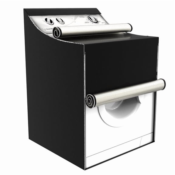suxuMhao Washing Machine Cover-Appliance Covers,Dust Cover for Washing Machine,Waterproof Dustproof,Suitable for Front Loading & Top Loading Washing Machines, Size 29"W x 28"D x 43"H,1 Piece​,Black