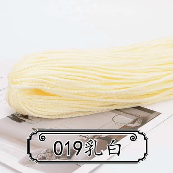 suxuMhao Yarn Bulk, 200g 1 roll, Hollow yarn, Ply Polypropylene Fiber, Normal Linear Density - Ideal for Hats, Gift Bag Handles, Rugs, Colorful & Anti-Pilling Craft Yarn,beige