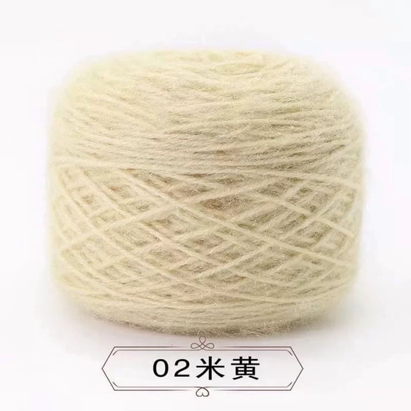 suxuMhao Yarn for Crochet, 2 rolls, Total 300g, Perfect for Crocheting Projects, Soft and Durable Yarn​,beige