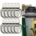 suyin 10Pcs D Pull Ring Iron Mooring Hook Mooring For Truck Boat