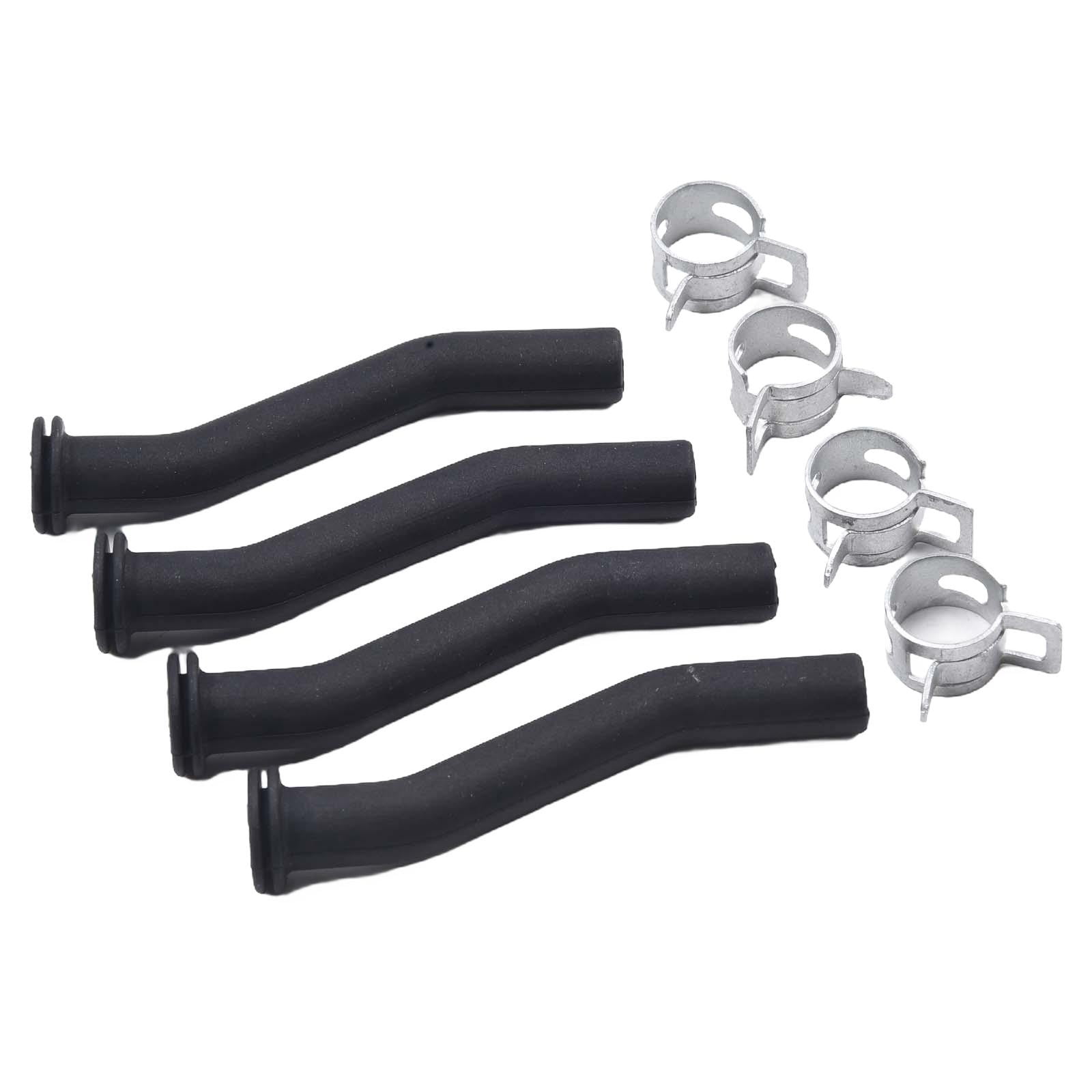 suyin 596163 Valve Cover To Fuel Pump Vacuum Hose With Clamps Kit For