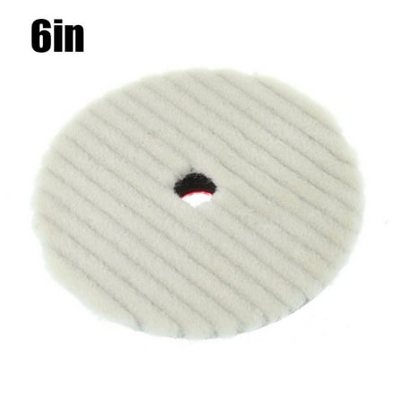 suyin 6/7 Inch Polishing Pads Wool Felt Polishing Pad Wheel Backing Pad For Car Glass Stainless Steel Polish 150Mm/180Mm