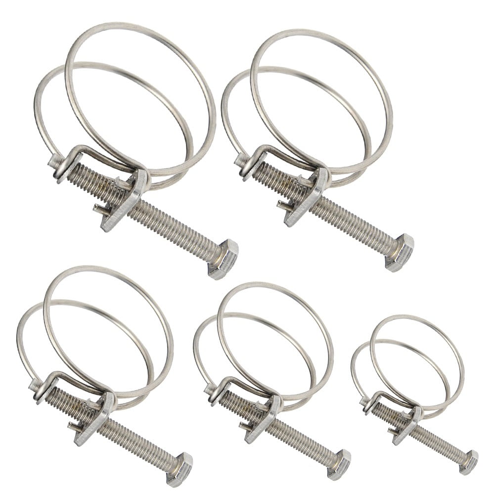 suyin Heavy Duty Stainless Steel Double Wire Hose Clamps Long Lasting