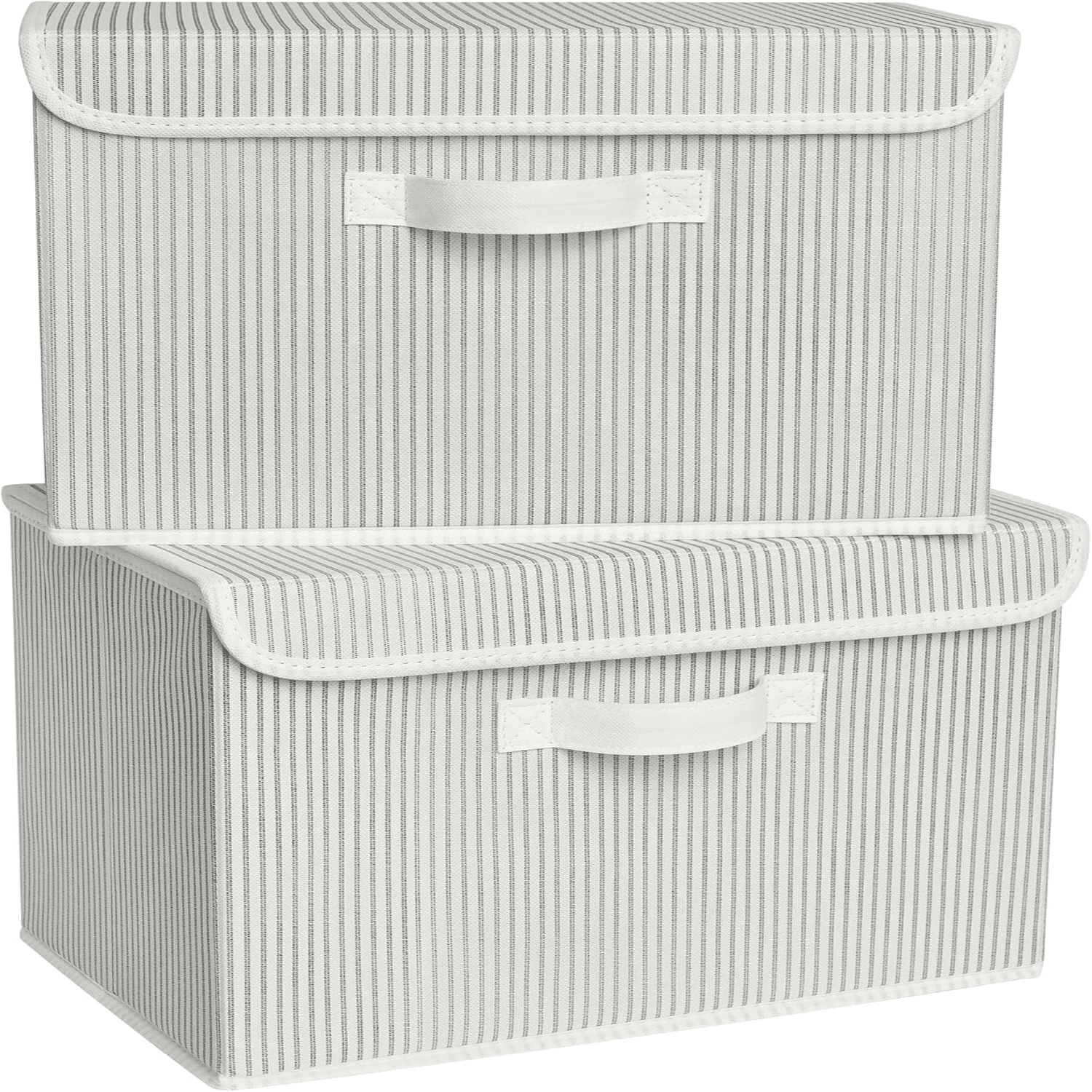 svyibioiu Storage Bins with Lids Fabric Storage Boxes Closet Organizers ...