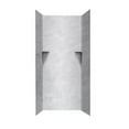 thumbnail image 1 of swan solid surface 96'' x 36'' x 36'' three panel shower wall, 1 of 7