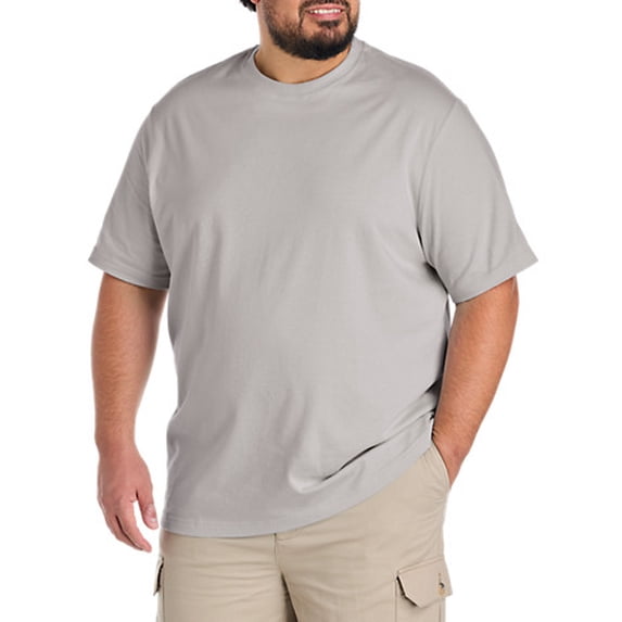 sweat resistant Jersey T-Shirt Opal Gray 1XLT