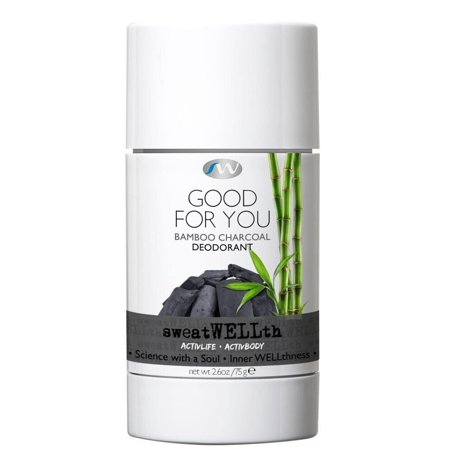 sweatWELLth Good For You Bamboo Charcoal Natural Detox Deodorant