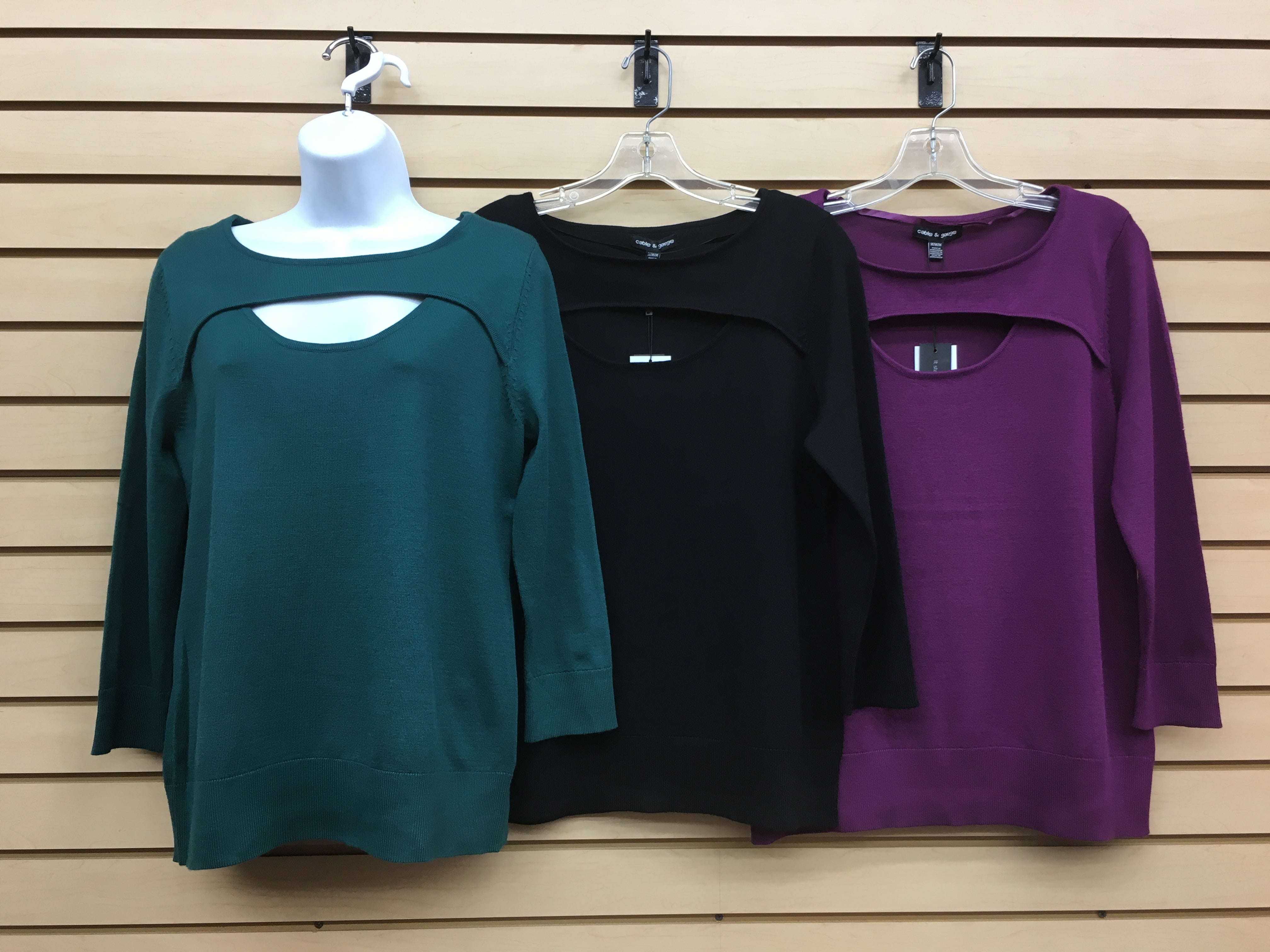 sweater Cable Gauge black L