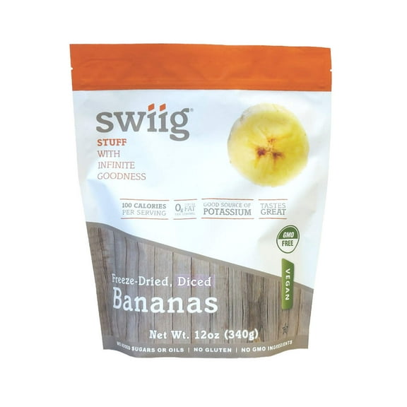 Freeze-Dried Bananas - 12oz bag
