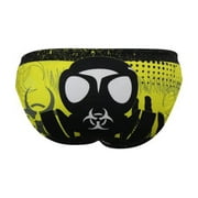 swimsuit for Men Suit BIO Yellow and Black Swimwear, Swim Briefs for Swimmers, Water Polo, Underwater Hockey, Underwater Rugby