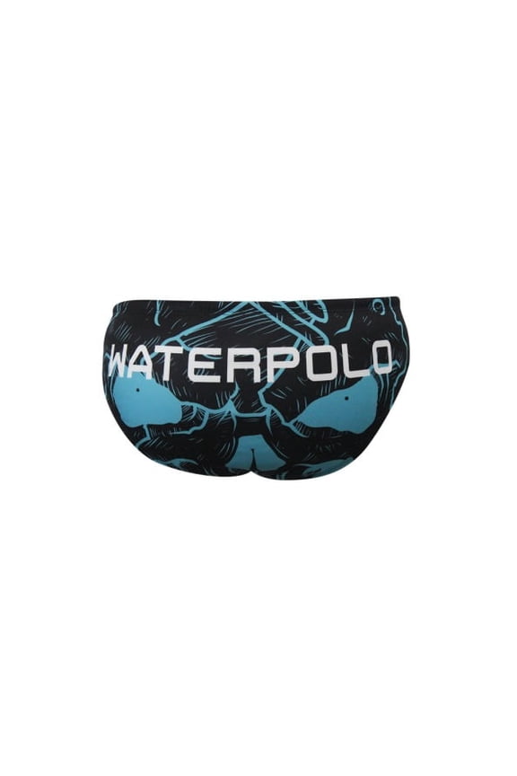 swimsuit for Men Suit Blue Monster Swimwear, Swim Briefs for Swimmers, Water Polo, Underwater Hockey, Underwater Rugby