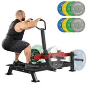 syedee Belt Squat Machine, Leg Machine for Strength Training, Hack Squat Machine with Weightlifting Belt - 4 Adjustable Positions, 800lb Weight Capacity with 230lb Weight Plate