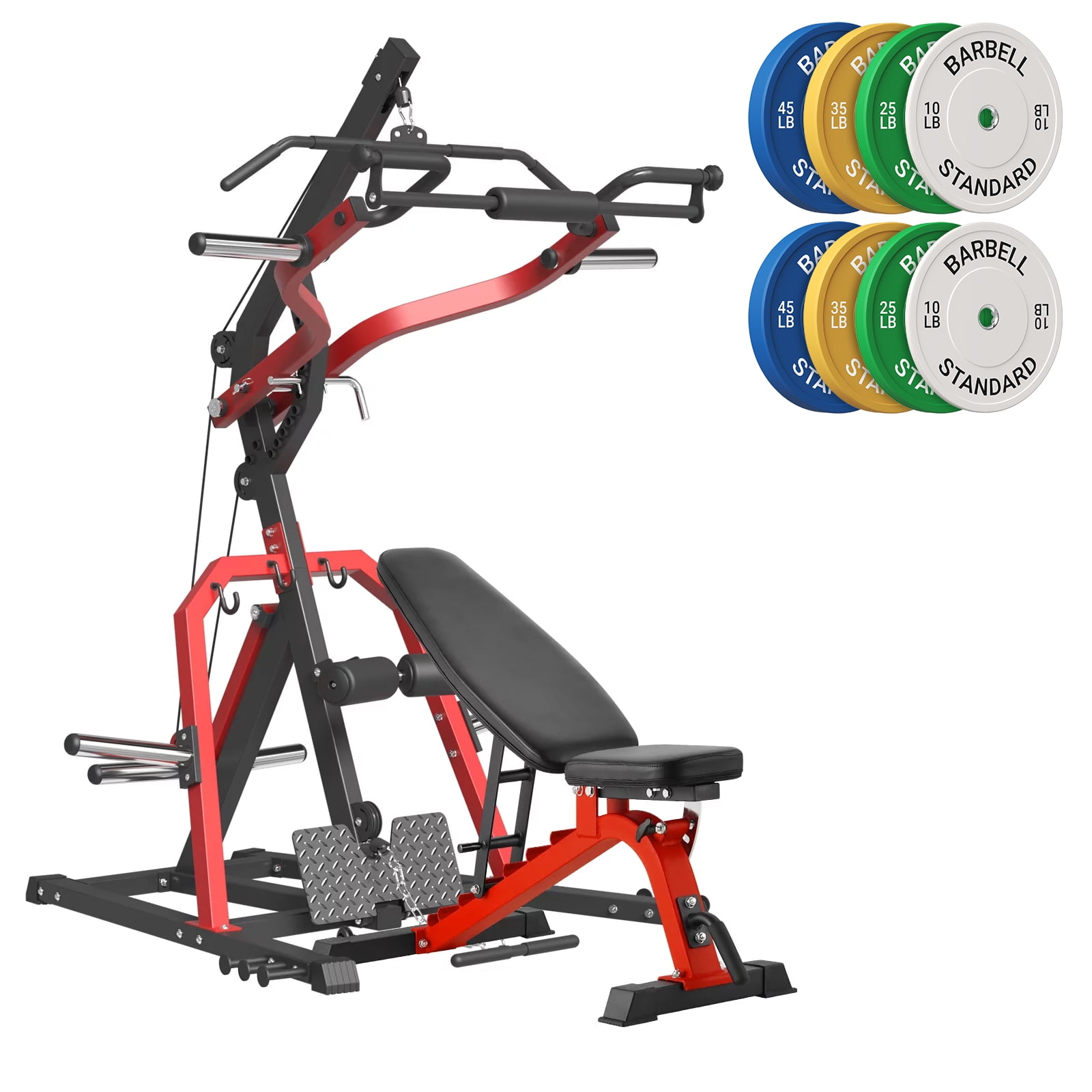 syedee Bumper Plates, 2Inch Olympic Weight Plates for Weight Lifting