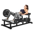 thumbnail image 1 of syedee Glute Bridge Machine, Heavy Duty Plate-Loaded Hip Thrust Machine, Glute Drive Machine for Glute Muscles Shaping(Black), 1 of 7