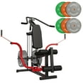 thumbnail image 1 of syedee Home Gym Station, 800lb Capacity Leg Extension Machine, Chest Fly and Reverse Delt Machine, Shoulder Press and LAT Pulldown Weight Machine, 1 of 8