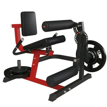 syedee Leg Extension and Curl Machine, Lower Body Special Leg Machine, Adjustable Leg Exercise Bench with Plate Loaded, Leg Rotary Extension for Thigh, Home Gym Weight Machine