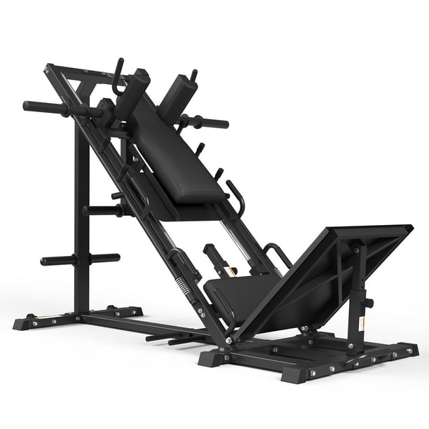 syedee Leg Press Hack Squat Machine Leg Exercise Machine with Linear Bearing Lower Body Special with Weight Storage for Quads Hamstring Glutes