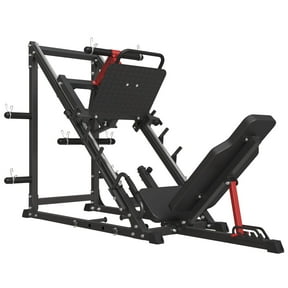 syedee Leg Press Machine, 1500LBS Weight Capacity Adjustable Leg Machine with Resistance Band Pegs and Plate Storages, Workout Equipment for Strength Training