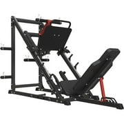 syedee Leg Press Machine , 2000LBS Weight Capacity Adjustable Leg Machine with Resistance Band Pegs and Plate Storages, Workout Equipment for Strength Training